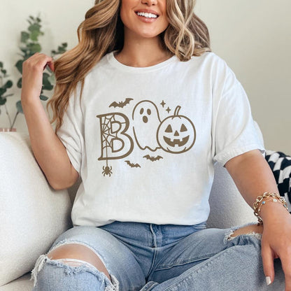 Boo PNG, Cute Halloween PNG - 300 DPI Design for T-Shirt