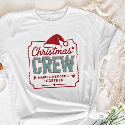 Christmas Crew Making Memories Together PNG, Family Christmas Shirt PNG -