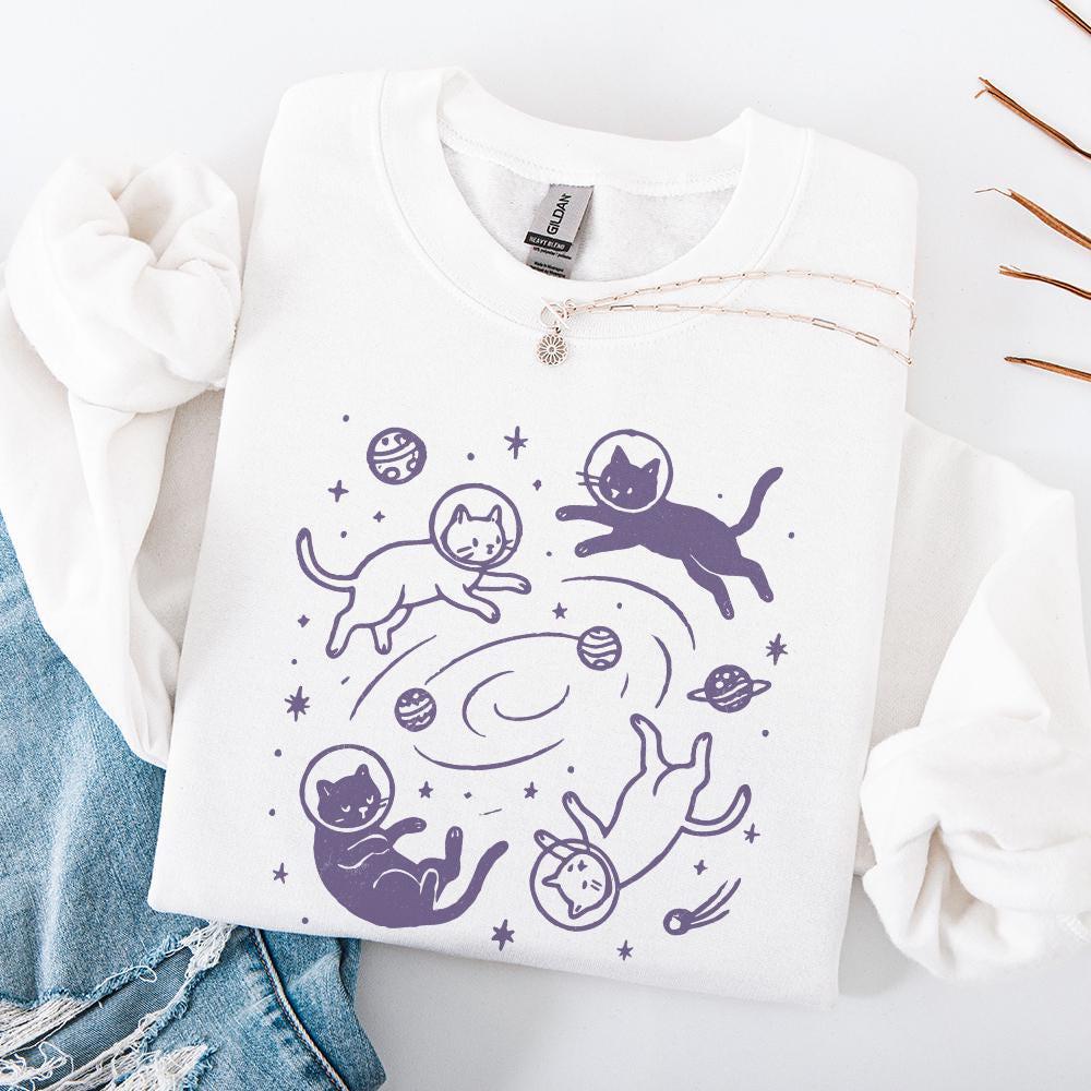 Space Cat PNG, Cat PNG - 300 DPI Design for T-Shirt