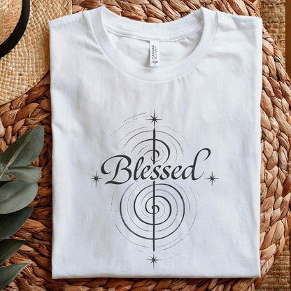Blessed Modern Faith PNG, Inspirational Art PNG - 300 DPI Design for