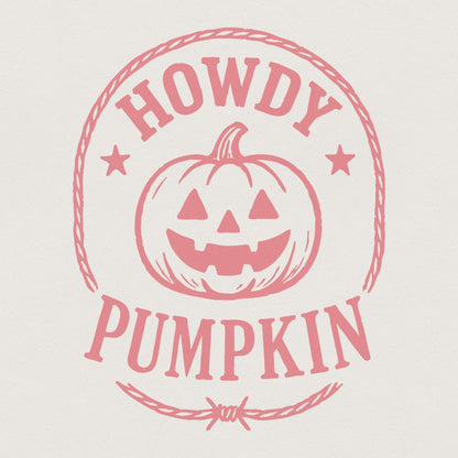 Howdy Pumpkin PNG, Western Fall PNG - 300 DPI Design for T-Shirt