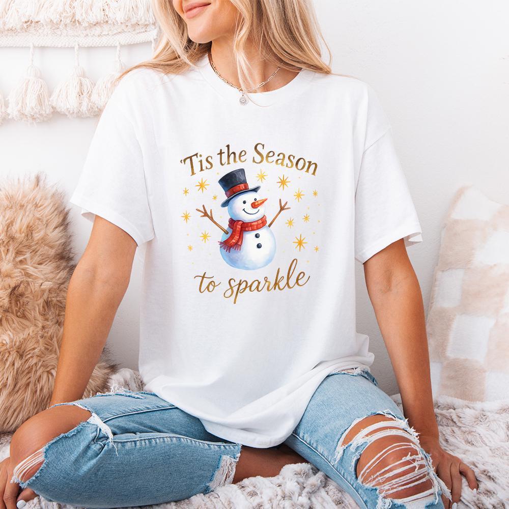 Tis The Season To Sparkle PNG, Christmas Shirt Digital Download - 300 DPI