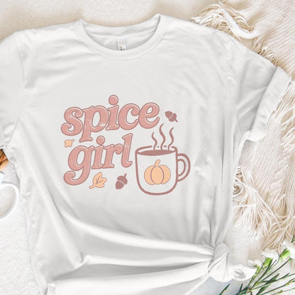 Spice Girl PNG Fall Pumpkin Coffee Mug PNG Autumn Acorn Leaves Cute
