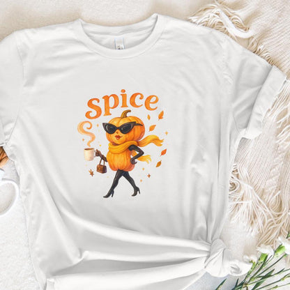 Spice Pumpkin Fall PNG, Pumpkin Lady Coffee PNG - 300 DPI Design for