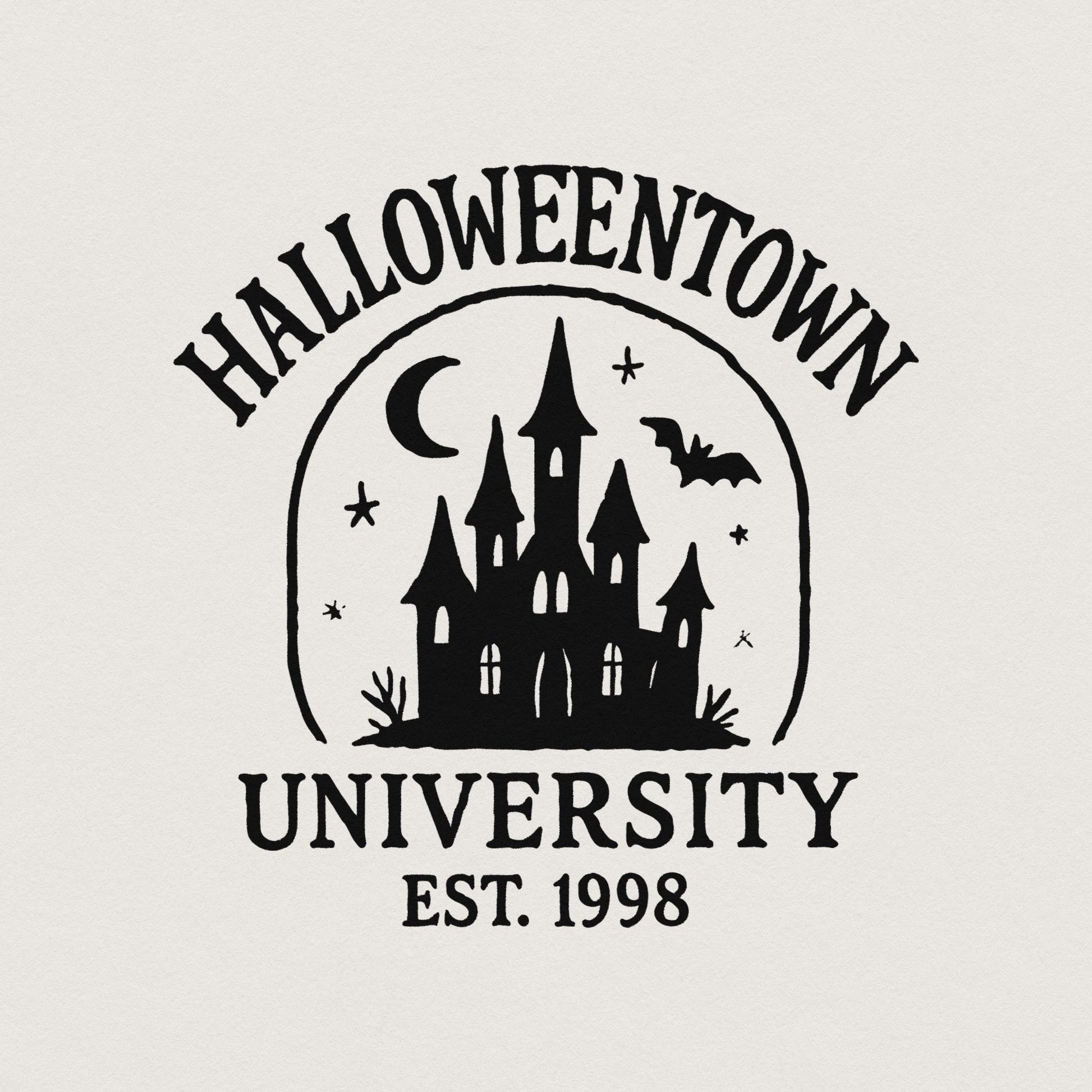 Halloweentown University Est. 1998 PNG, Spooky Halloween PNG - 300 DPI