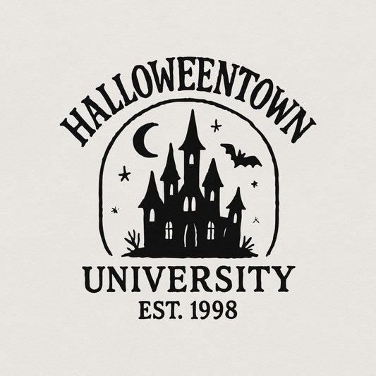 Halloweentown University Est. 1998 PNG, Spooky Halloween PNG - 300 DPI