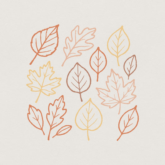 Autumn Leaves PNG, Fall Leaves PNG - 300 DPI Design for T-Shirt