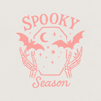 Spooky Season PNG, Skeleton Hands And Bats Halloween PNG - 300 DPI Design