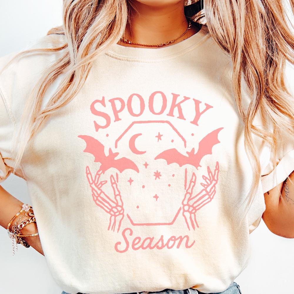 Spooky Season PNG, Skeleton Hands And Bats Halloween PNG - 300 DPI Design