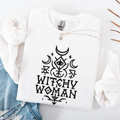 Witchy Woman PNG, Boho Occult Digital Download - 300 DPI Design for T-Shirt
