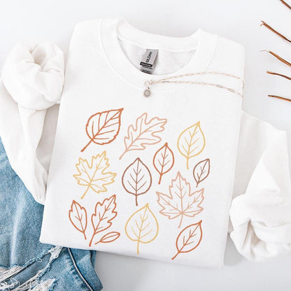 Autumn Leaves PNG, Fall Leaves PNG - 300 DPI Design for T-Shirt