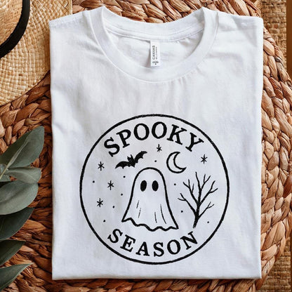 Spooky Season PNG, Retro Halloween Ghost PNG - 300 DPI Design for T-Shirt