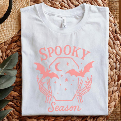 Spooky Season PNG, Skeleton Hands And Bats Halloween PNG - 300 DPI Design