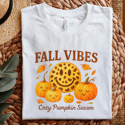 Fall Vibes Cozy Pumpkin Season PNG, Pumpkin PNG - 300 DPI Design for