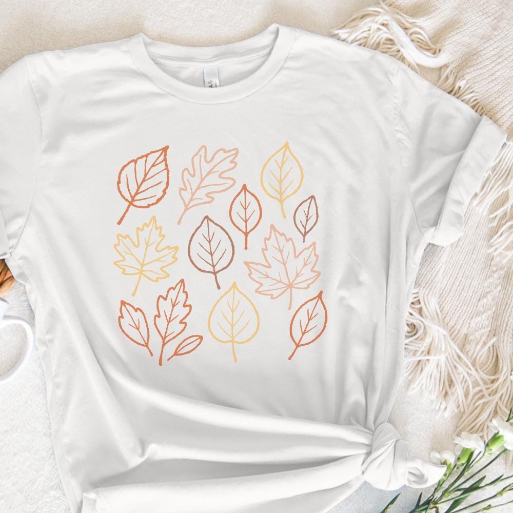Autumn Leaves PNG, Fall Leaves PNG - 300 DPI Design for T-Shirt