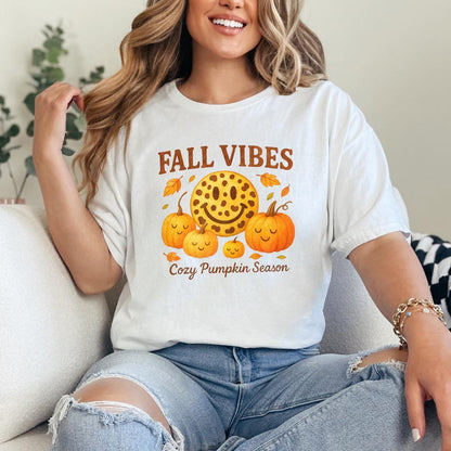 Fall Vibes Cozy Pumpkin Season PNG, Pumpkin PNG - 300 DPI Design for