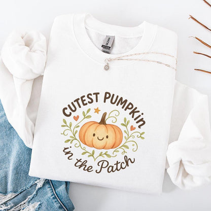 Cutest Pumpkin In The Patch PNG – Fall Thanksgiving Pumpkin Shirt PNG,