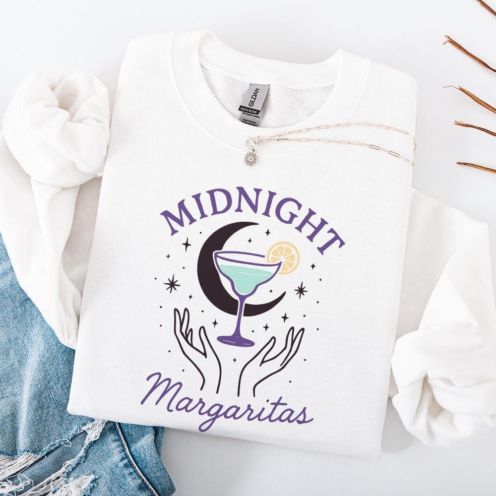 Midnight Margaritas PNG, Mystical Margarita Digital Design - 300 DPI