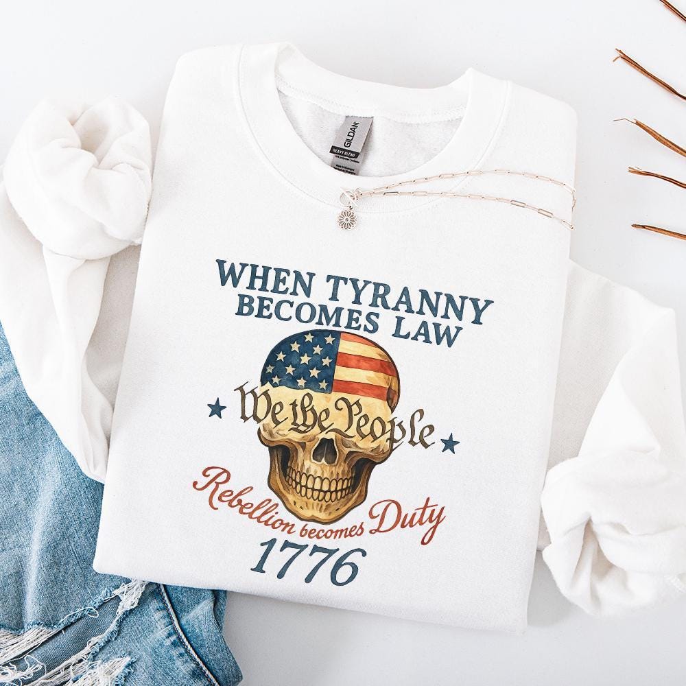 When Tyranny Becomes Law, 1776 - 300 DPI Design for T-Shirt