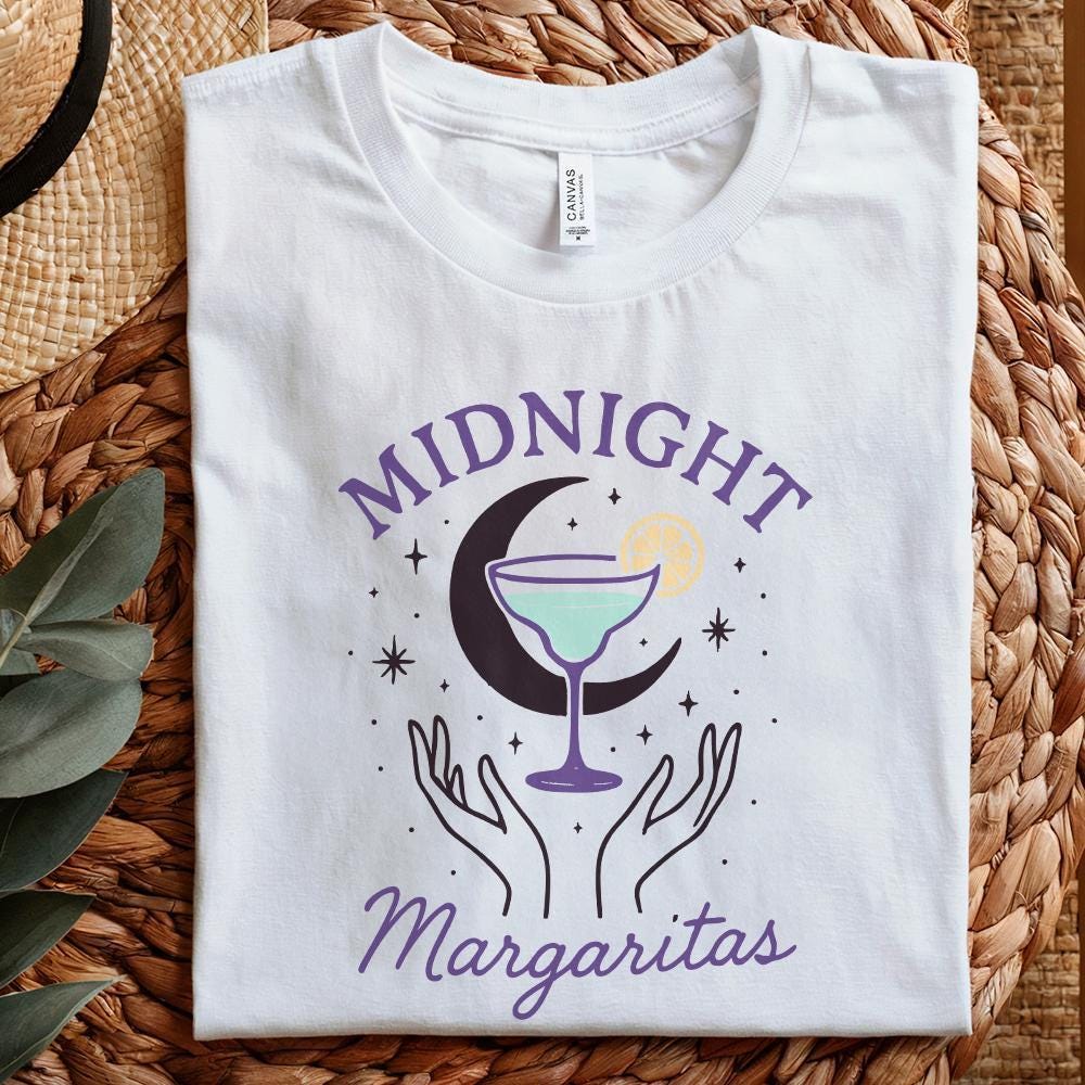 Midnight Margaritas PNG, Mystical Margarita Digital Design - 300 DPI