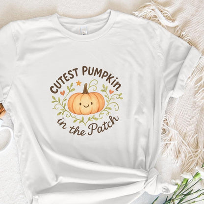 Cutest Pumpkin In The Patch PNG – Fall Thanksgiving Pumpkin Shirt PNG,