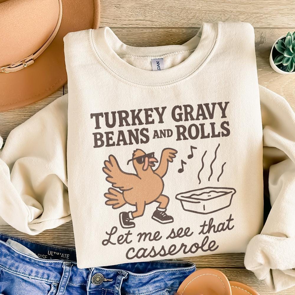 Turkey Gravy Beans And Rolls Let Me See That Casserole PNG, Funny