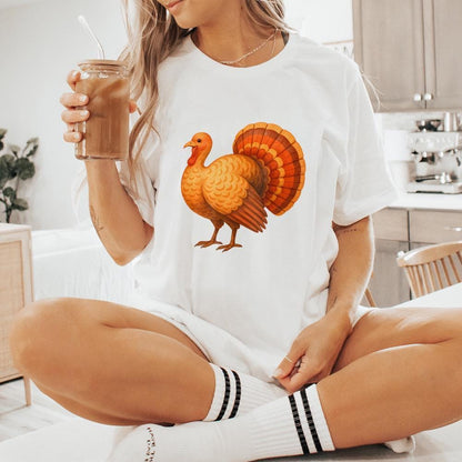 Thanksgiving Turkey PNG, Fall Harvest Turkey Art - 300 DPI Design for