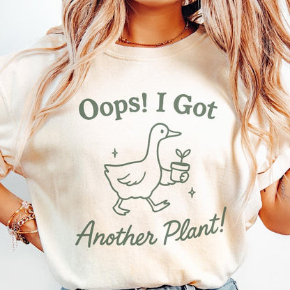 Oops I Got Another Plant Goose PNG, Funny Plant Lover - 300 DPI Design