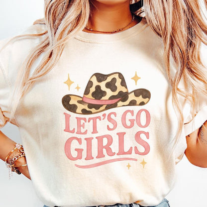 Let's Go Girls PNG, Western Design - 300 DPI Design for T-Shirt