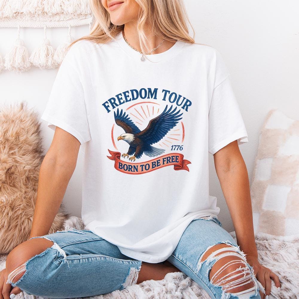 Retro 4th of July PNG, America png - 300 DPI Design for T-Shirt