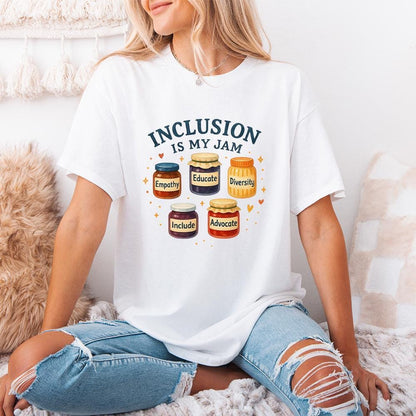 Inclusion Is My Jam PNG, Digital Download - 300 DPI Design for T-Shirt