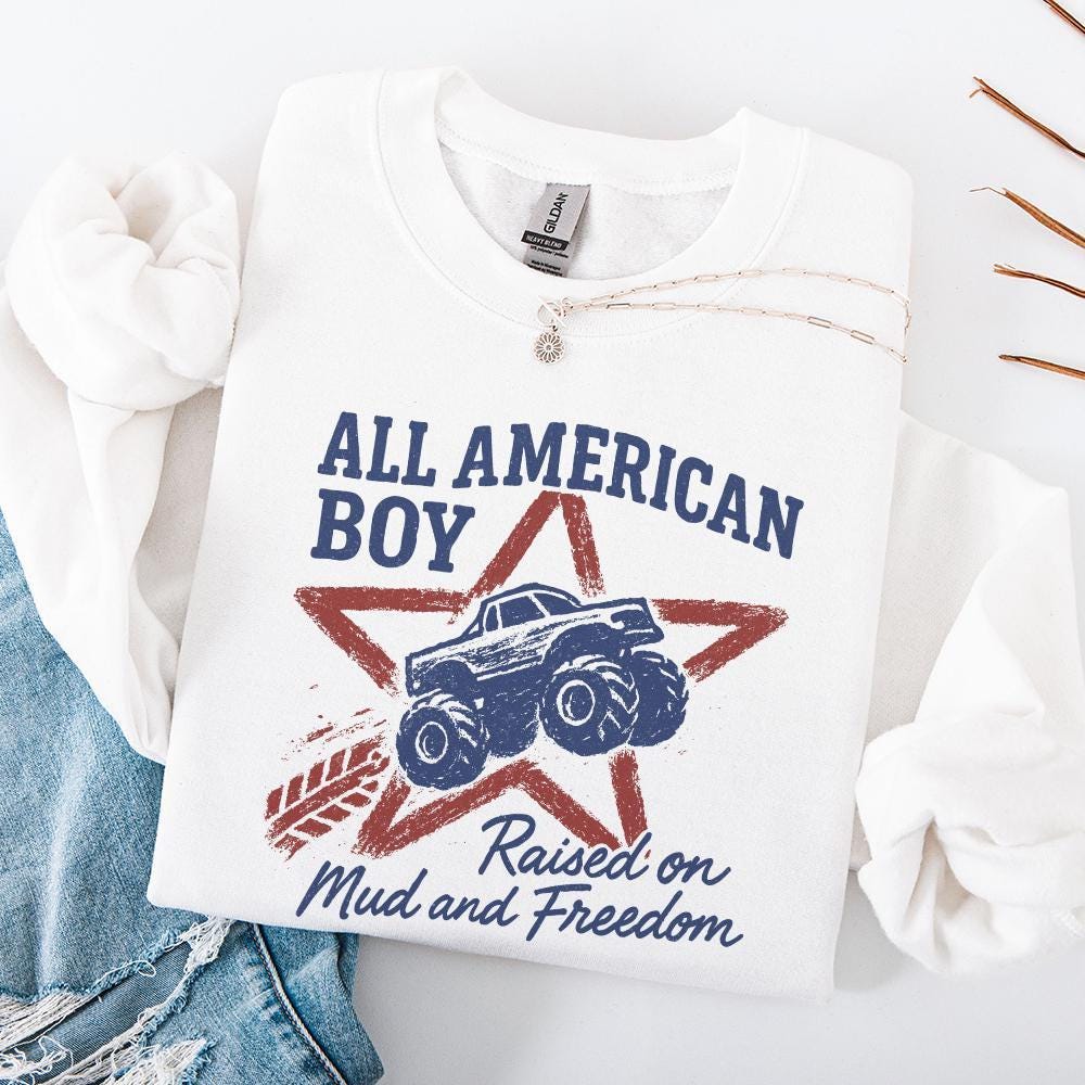 All American Boy PNG, Boys 4th of July PNG - 300 DPI Design for T-Shirt