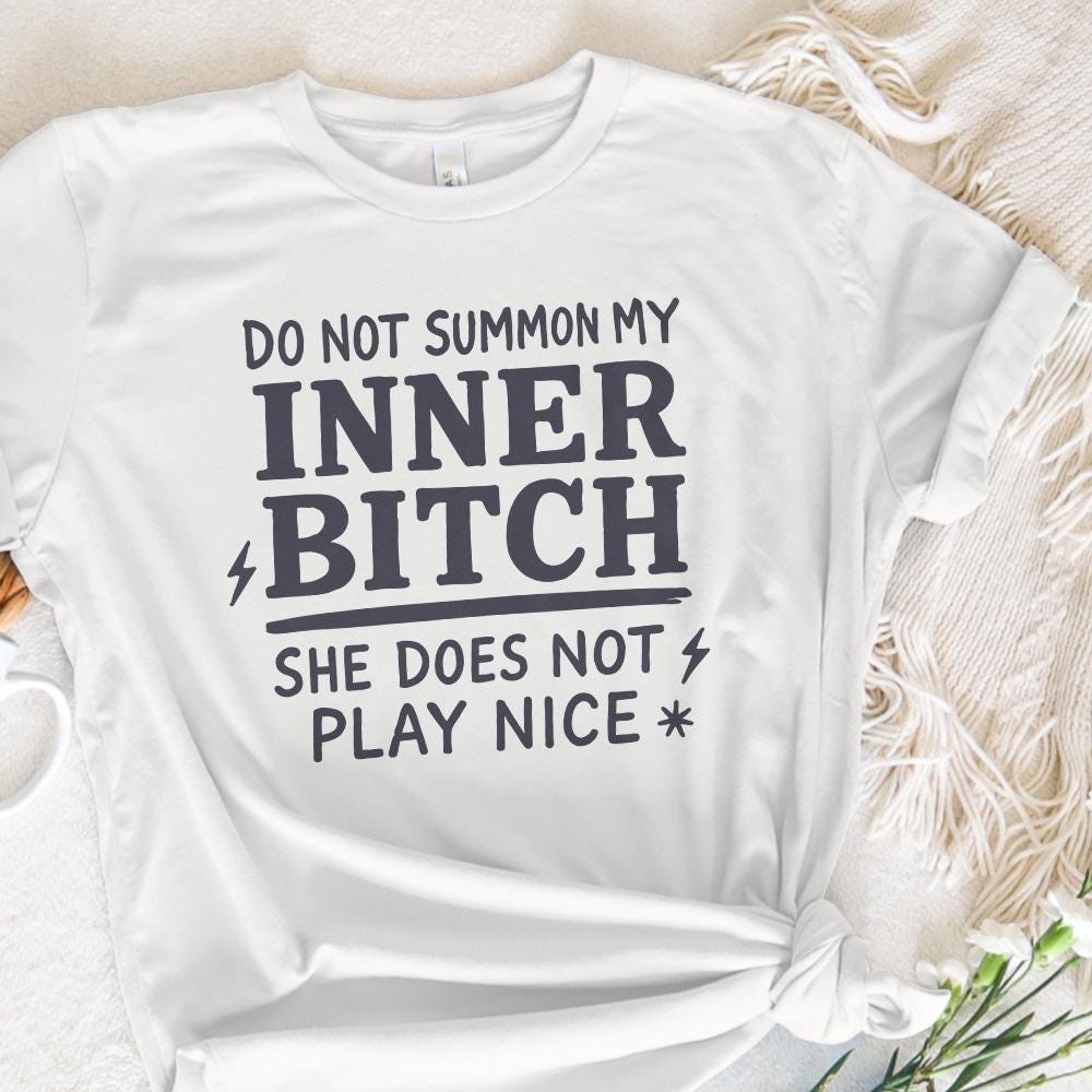 Inner Bitch png, Adult Humor png - 300 DPI Design for T-Shirt