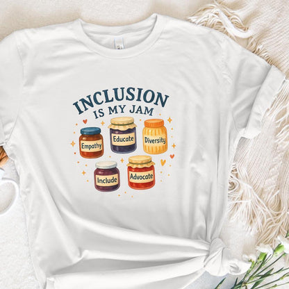 Inclusion Is My Jam PNG, Digital Download - 300 DPI Design for T-Shirt