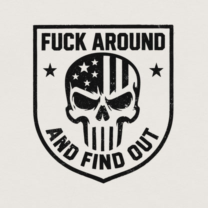 FAAFO Flag png, Punisher Skull png - 300 DPI Design for T-Shirt