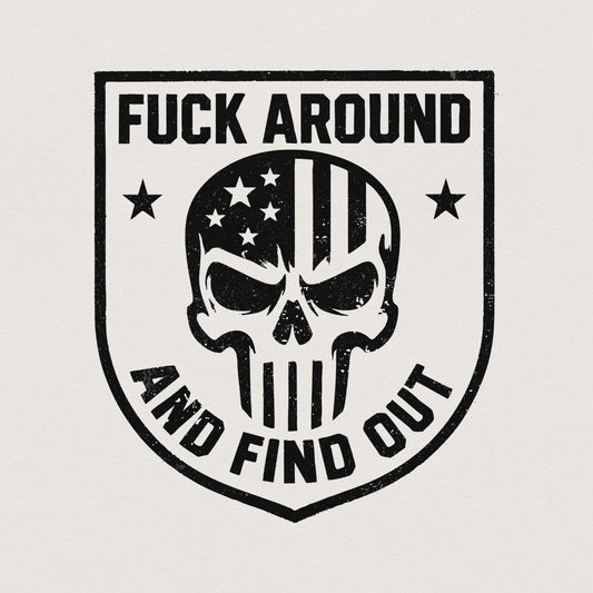 FAAFO Flag png, Punisher Skull png - 300 DPI Design for T-Shirt