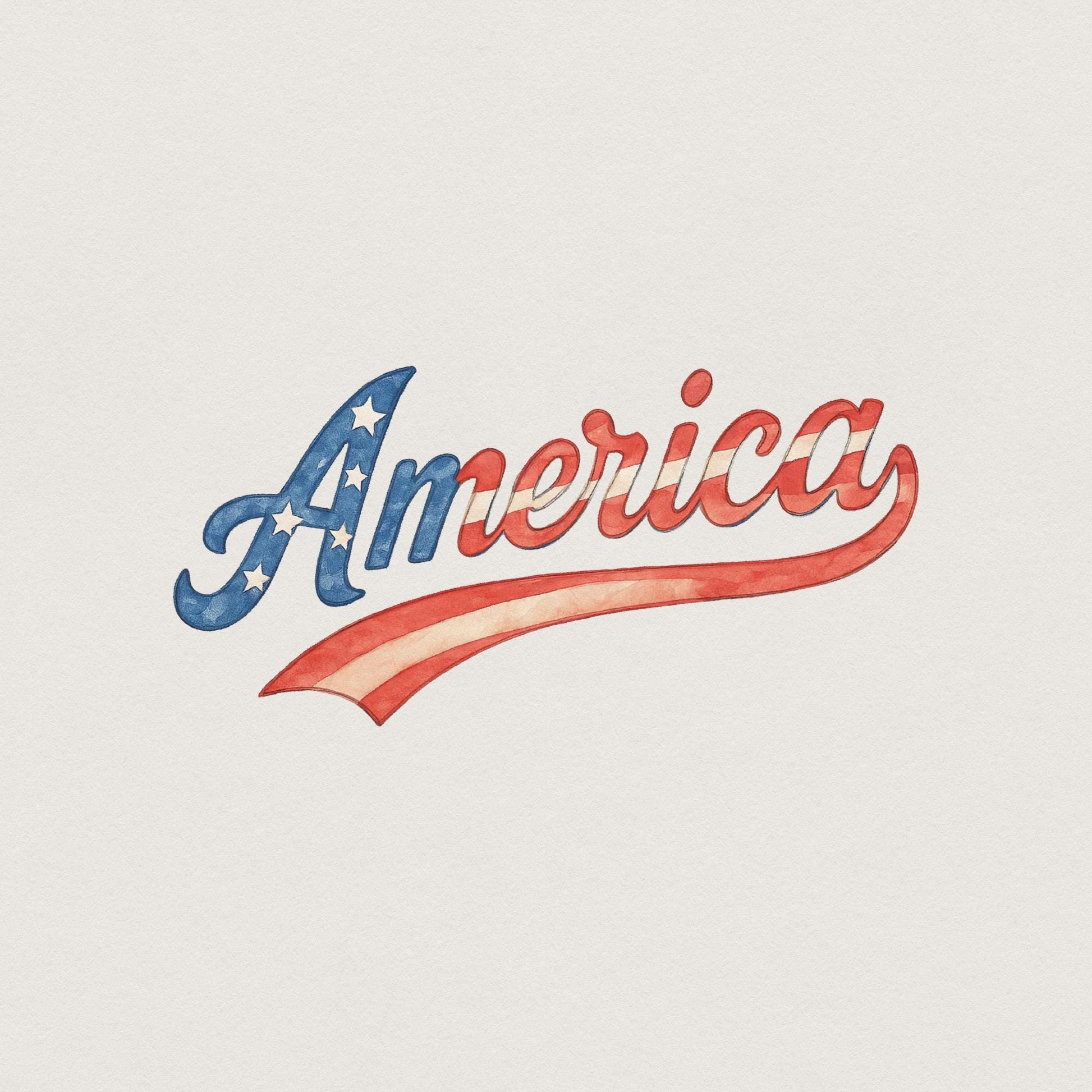 4th of July PNG, USA PNG - 300 DPI Design for T-Shirt