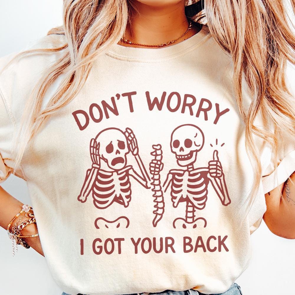 I Got Your Back Skeleton PNG, Halloween Shirt png - 300 DPI Design for