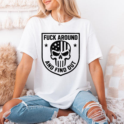 FAAFO Flag png, Punisher Skull png - 300 DPI Design for T-Shirt