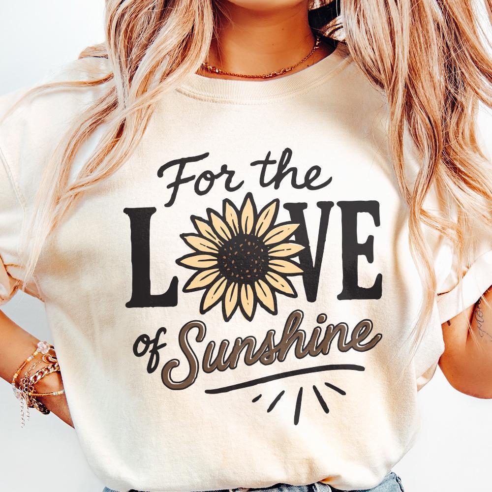 Love Sunshine Sublimation, Western PNG Design - 300 DPI Design for T-Shirt