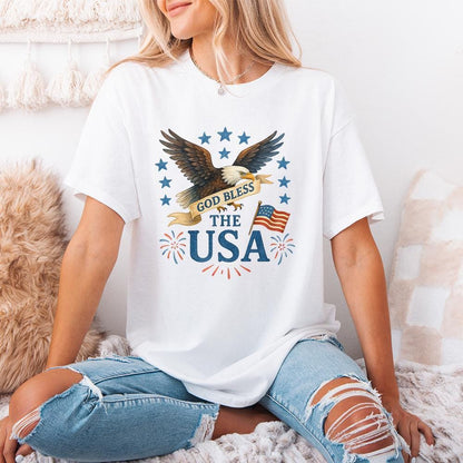 God Bless America PNG, 4th of July PNG - 300 DPI Design for T-Shirt