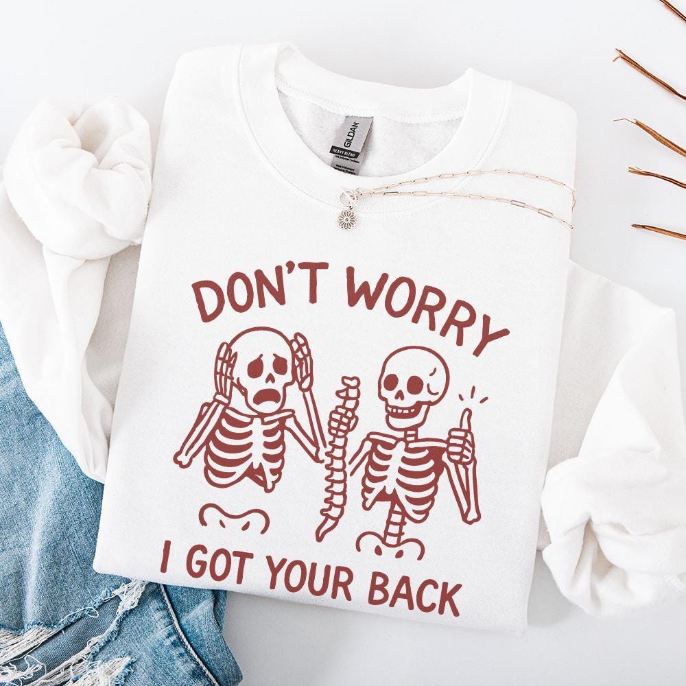 I Got Your Back Skeleton PNG, Halloween Shirt png - 300 DPI Design for