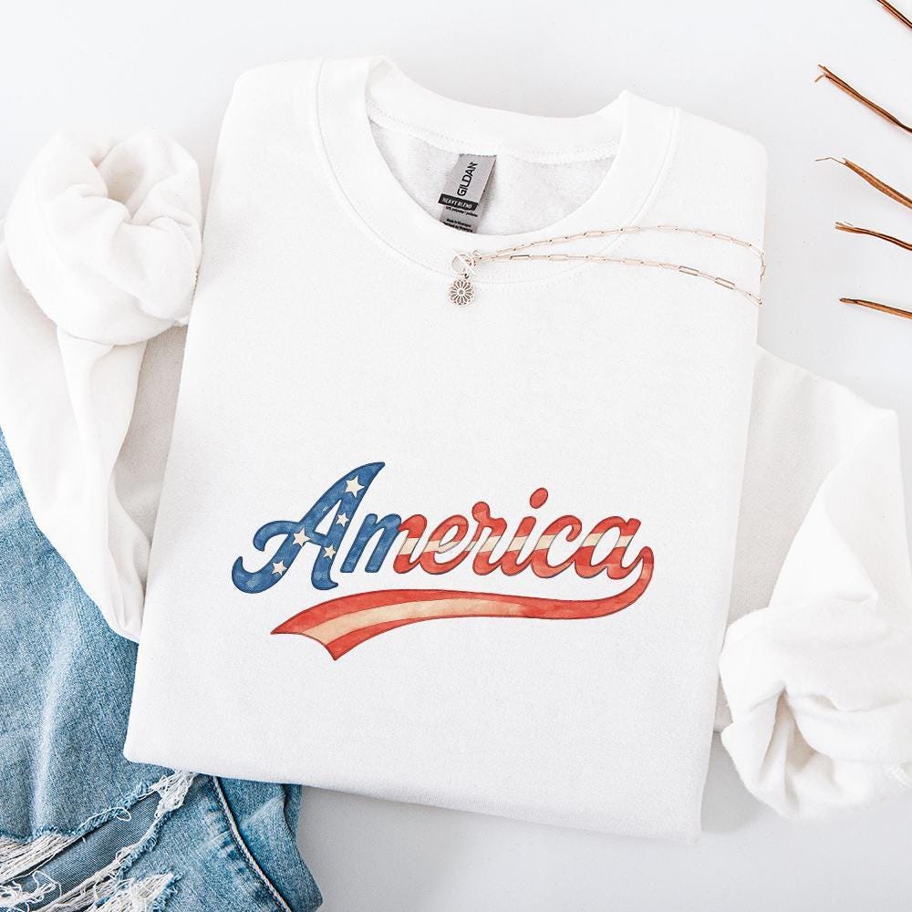 4th of July PNG, USA PNG - 300 DPI Design for T-Shirt