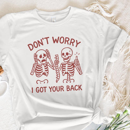 I Got Your Back Skeleton PNG, Halloween Shirt png - 300 DPI Design for