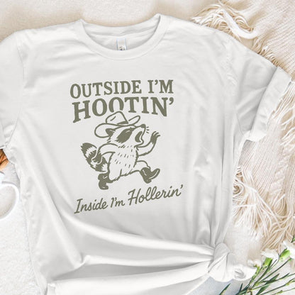 Trash Panda Raccoon, Cowboy Raccoon - 300 DPI Design for T-Shirt