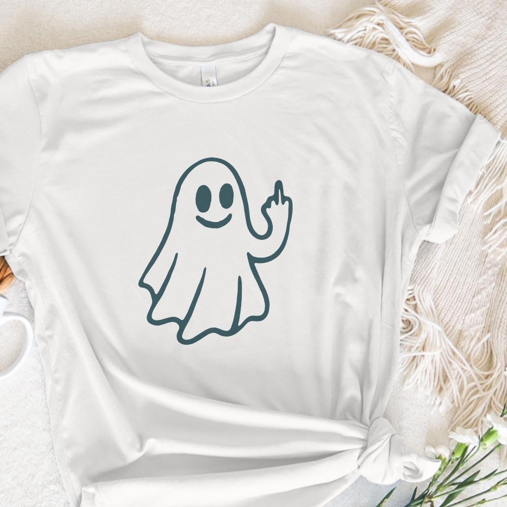 Ghost Middle Finger png, pod Ghost - 300 DPI Design for T-Shirt