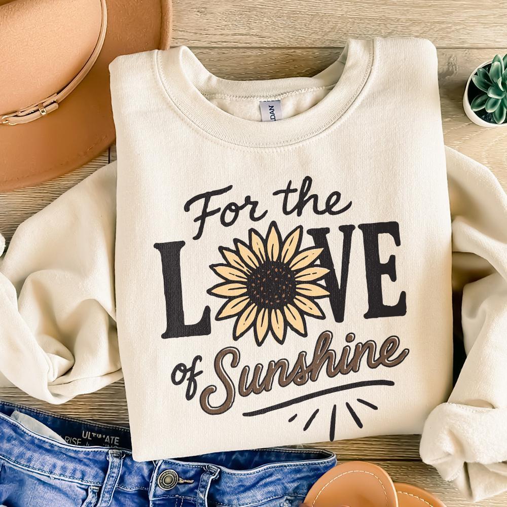 Love Sunshine Sublimation, Western PNG Design - 300 DPI Design for T-Shirt