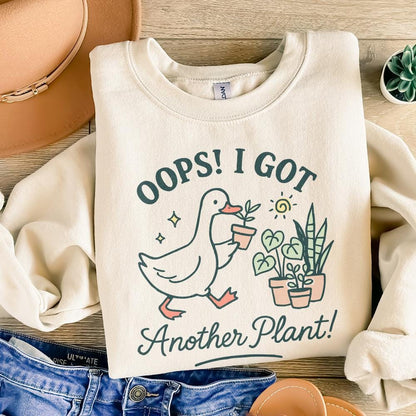 Oops I Got Another Plant Goose PNG, Funny Plant PNG - 300 DPI Design for