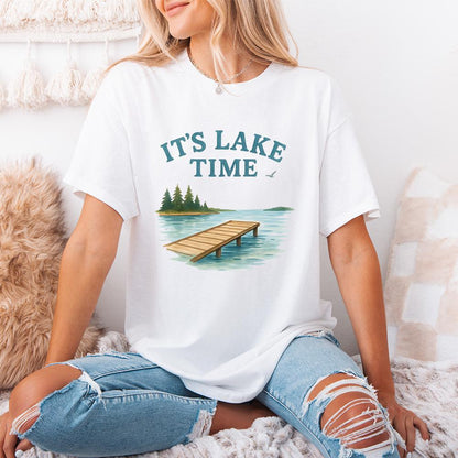 It's Lake Time Coquette Summer PNG, Trendy Summer - 300 DPI Design for