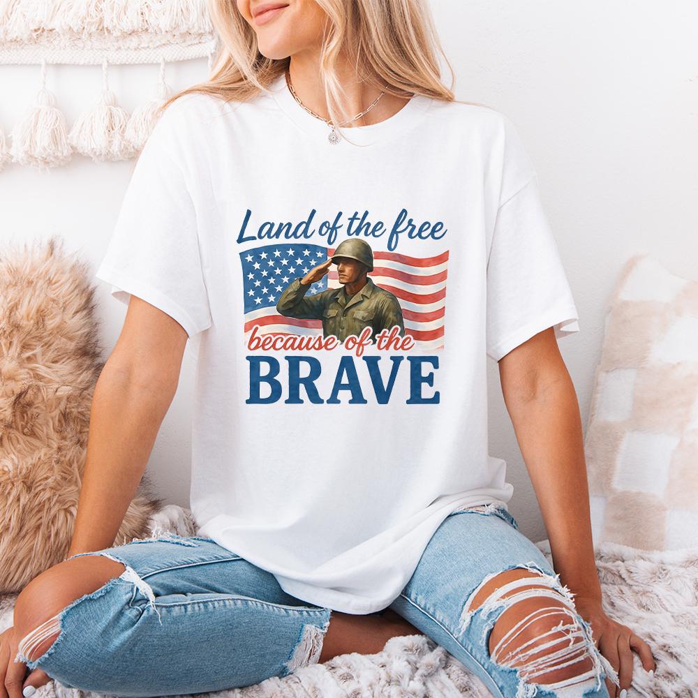 Land of the Free PNG, Patriotic Sublimation Design - 300 DPI Design for